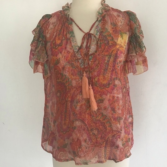 Miss June Paris Jill Top  2 piece NWT Free size 6-12 - Picture 2 of 13